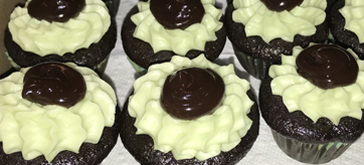 vegan chocolate mint cupcakes